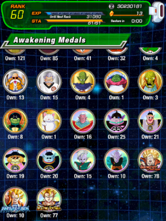 Medals for Gogeta SVegetto and Broly for $3